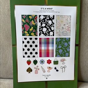 Kate Spade Gift Wrap Book with Assorted Designs